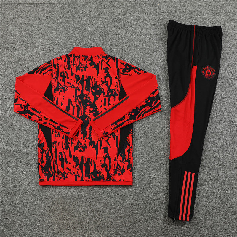 Manchester United 23-24 | Red Camouflage Style | Tracksuit