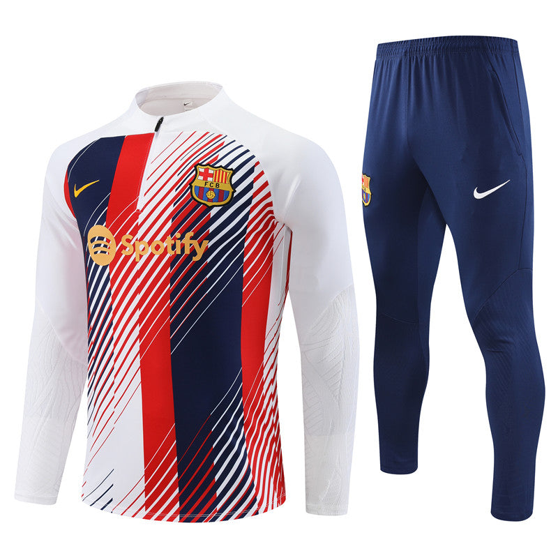 Barcelona 23-24 | White Camouflage Style | Tracksuit