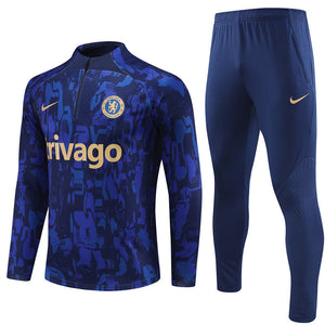 Chelsea 23-24 | Blue Camouflage Style  | Tracksuit