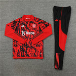 Manchester United 23-24 | Red Camouflage Style | Tracksuit