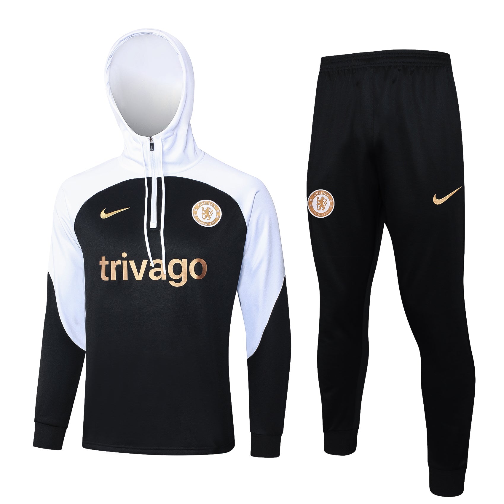 Chelsea 23-24 | Black | Tracksuit with Hat - gokits