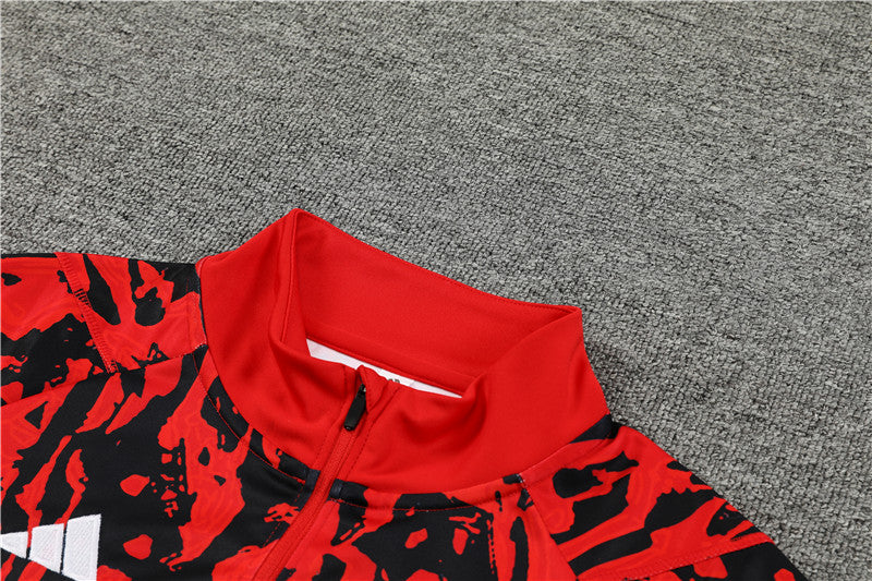 Manchester United 23-24 | Red Camouflage Style | Tracksuit